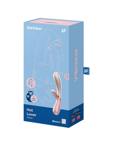 SATISFYER - HOT LOVER VIBRADOR ROSA and BEIGE