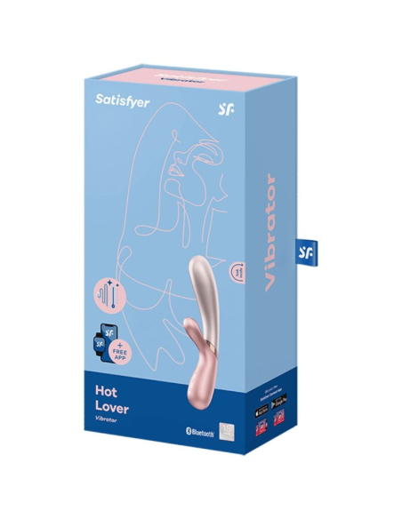 SATISFYER - HOT LOVER VIBRADOR ROSA and BEIGE