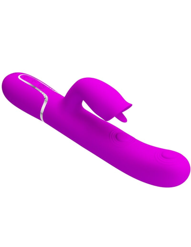 PRETTY LOVE - VIBRADOR RABBIT CON LICKING FUCSIA