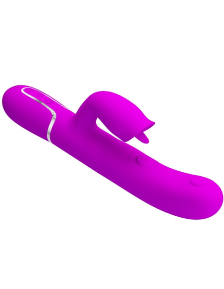 PRETTY LOVE - VIBRADOR RABBIT CON LICKING FUCSIA