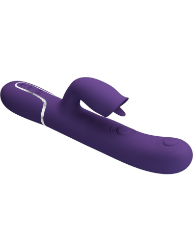 PRETTY LOVE - VIBRADOR RABBIT CON LICKING MORADO
