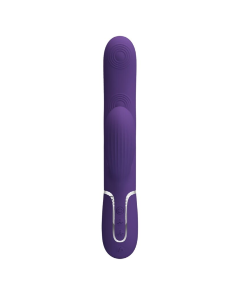 PRETTY LOVE - PERLITA VIBRADOR PUNTO G 3 EN 1 MULTIFUNCIÓN MORADO