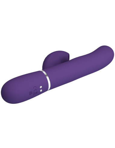 PRETTY LOVE - PERLITA VIBRADOR PUNTO G 3 EN 1 MULTIFUNCIÓN MORADO
