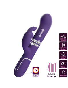 PRETTY LOVE - COALE VIBRADOR RABBIT 4 EN 1 MORADO