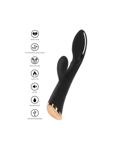TOYJOY - IVY CASSIA XTRA INTENSE VIBRADOR ESTIMULADOR CLÍTORIS NEGRO
