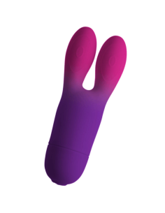 ROCKS- OFF - GLO-GIRL BUNNY VIBRADOR FLEXIBLE MORADO