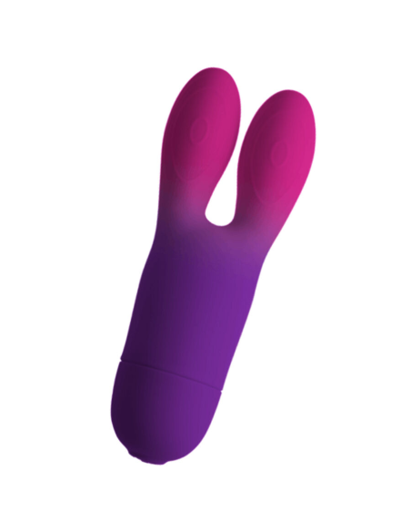 ROCKS- OFF - GLO-GIRL BUNNY VIBRADOR FLEXIBLE MORADO