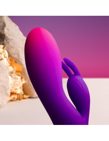 ROCKS- OFF - GLO- GIRL VIBRADOR RABBIT MORADO