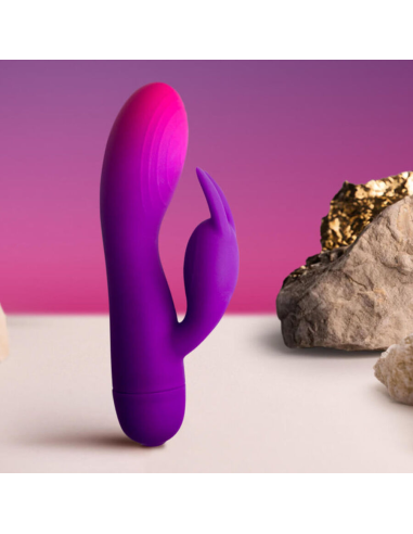 ROCKS- OFF - GLO- GIRL VIBRADOR RABBIT MORADO