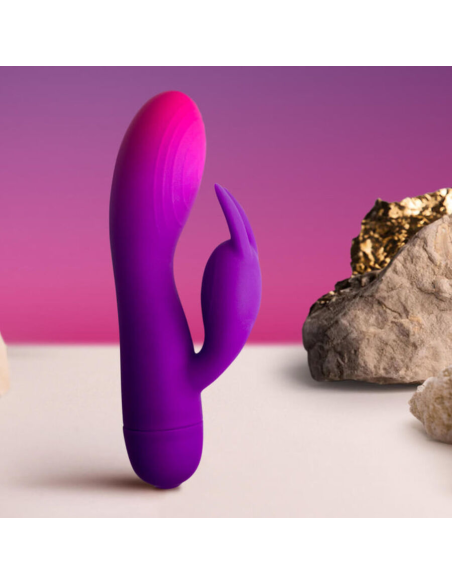 ROCKS- OFF - GLO- GIRL VIBRADOR RABBIT MORADO