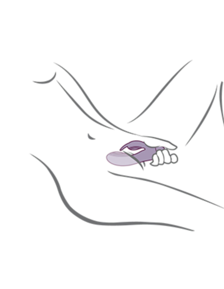 ROCKS- OFF - GLO- GIRL VIBRADOR RABBIT MORADO