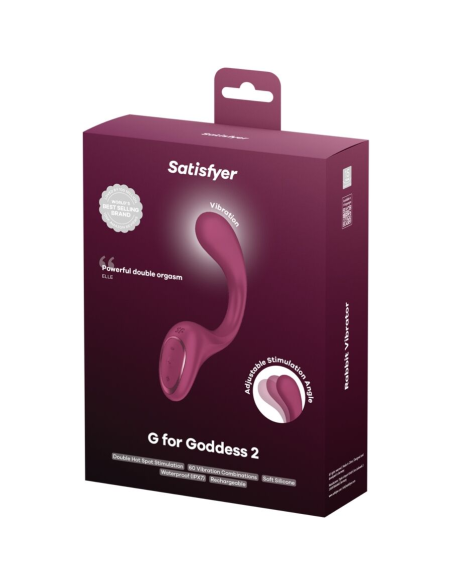 SATISFYER - G FOR GODDESS 2 VIBRADOR RABBIT BURDEOS
