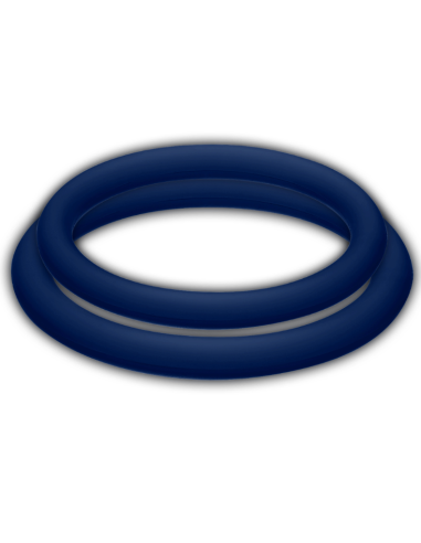 JOYDIVISION POTENZDUO - ANILLOS PARA PENE AZUL - M