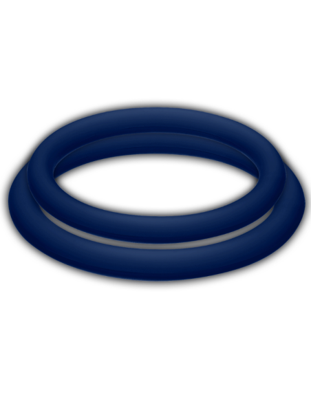 JOYDIVISION POTENZDUO - ANILLOS PARA PENE AZUL - M