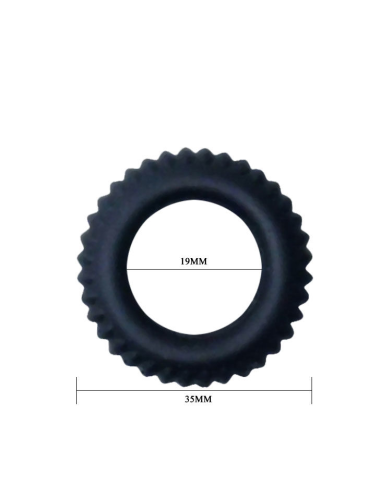 BAILE - TITAN COCKRING BLACK 1.9 CM