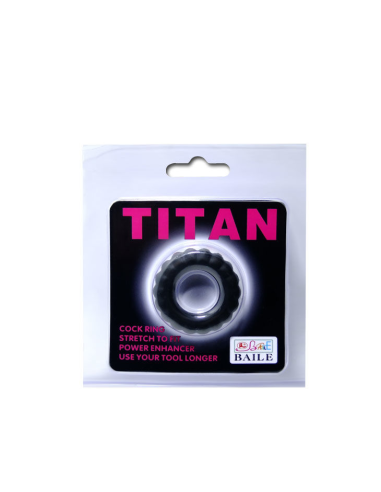 BAILE - TITAN COCKRING BLACK 2 CM