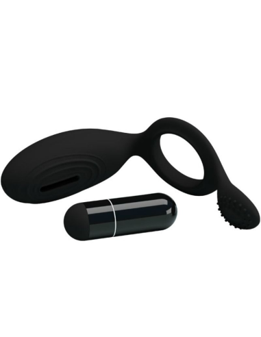 PRETTY LOVE - ETHEL ANILLO VIBRADOR CON ESTIMULADOR