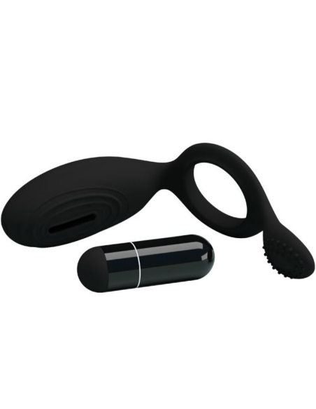 PRETTY LOVE - ETHEL ANILLO VIBRADOR CON ESTIMULADOR