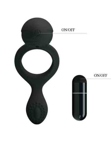 PRETTY LOVE - ETHEL ANILLO VIBRADOR CON ESTIMULADOR