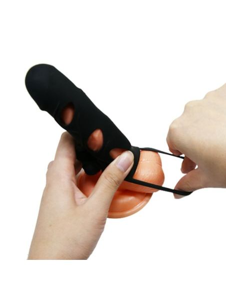 PRETTY LOVE - FUNDA SILICONA CON VIBRACIÓN 14 CM 1.0