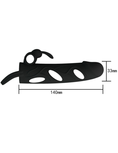 PRETTY LOVE - FUNDA SILICONA CON VIBRACIÓN 14 CM 1.0