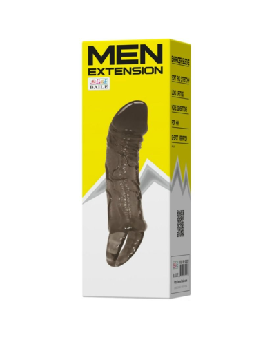 BAILE - FUNDA EXTENSORA PENE CON STRAP PARA TESTÍCULOS 11.5 CM