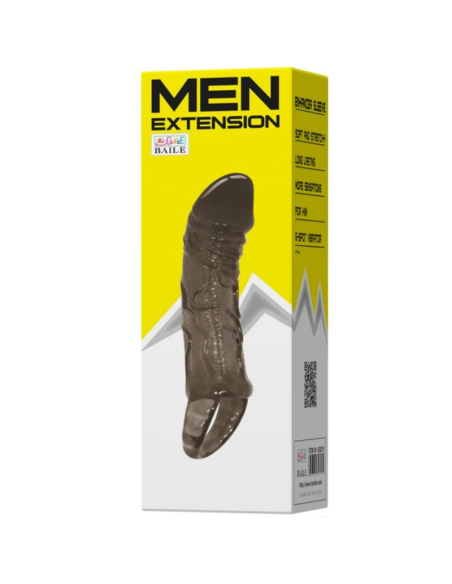 BAILE - FUNDA EXTENSORA PENE CON STRAP PARA TESTÍCULOS 11.5 CM