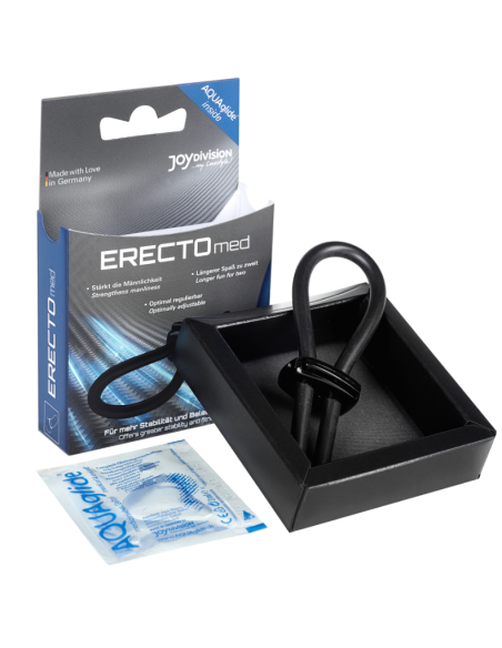 JOYDIVISION POTENZDUO - ANILLO SILICONA PARA PENE NEGRO - M