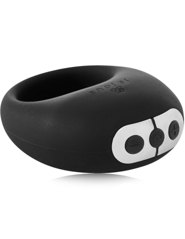 JE JOUE - MIO ANILLO PARA EL PENE VIBRADOR FUERTE Y FLEXIBLE NEGRO