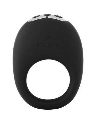JE JOUE - MIO ANILLO PARA EL PENE VIBRADOR FUERTE Y FLEXIBLE NEGRO