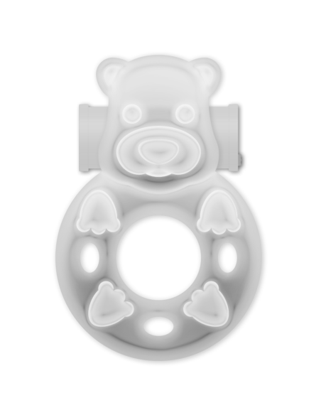 CASUAL LOVE - 26 ANILLO VIBRADOR CONEJITO TRANSPARENTE