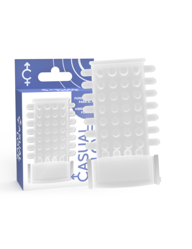 CASUAL LOVE - RING FUNDA PENE VIBRADOR TRANSPARENTE