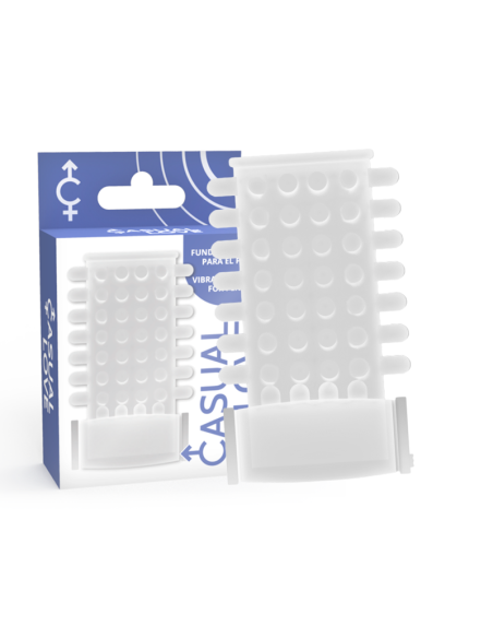 CASUAL LOVE - RING FUNDA PENE VIBRADOR TRANSPARENTE