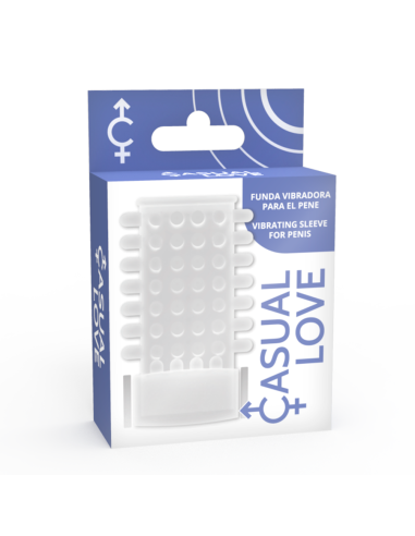 CASUAL LOVE - RING FUNDA PENE VIBRADOR TRANSPARENTE