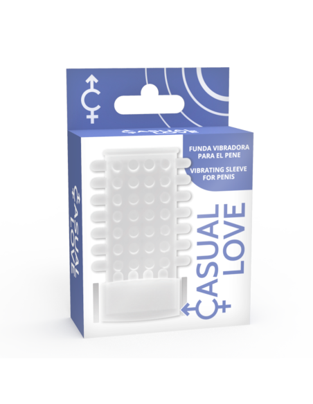 CASUAL LOVE - RING FUNDA PENE VIBRADOR TRANSPARENTE