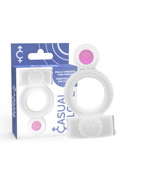 CASUAL LOVE - RING DOUBLE PLEASURE ANILLO TRANSPARENTE