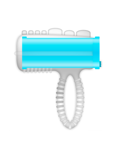 CASUAL LOVE - RING TONGUE VIBRATING AZUL