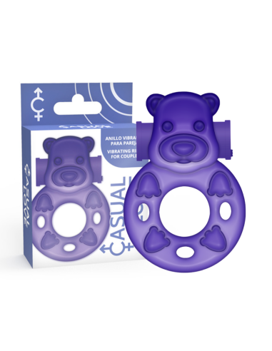 CASUAL LOVE - 26 ANILLO VIBRADOR CONEJITO LILA