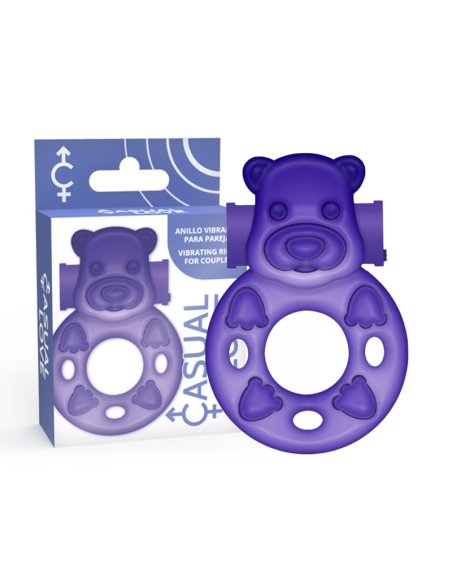CASUAL LOVE - 26 ANILLO VIBRADOR CONEJITO LILA