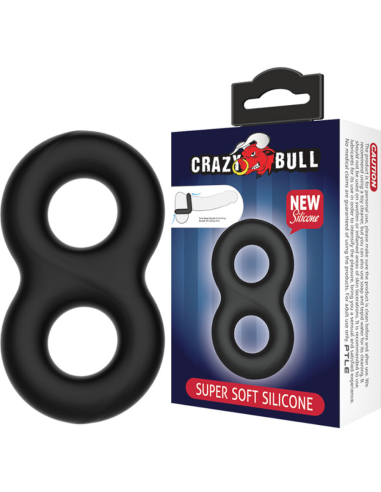 CRAZY BULL - ANILLO DOBLE SILICONA INFINITY