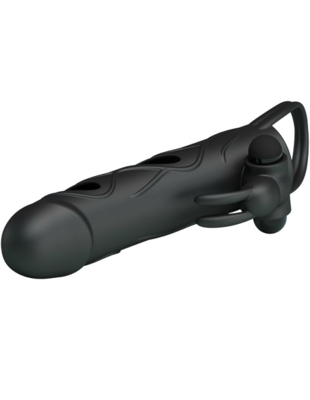 PRETTY LOVE - FUNDA SILICONA CON VIBRACIÓN 14 CM 2.0