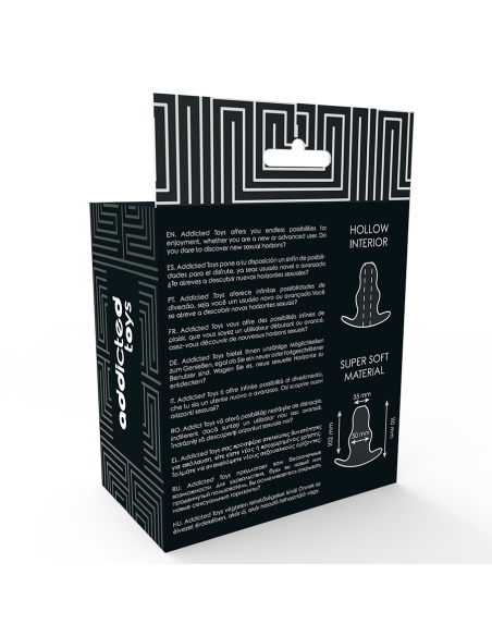 ADDICTED TOYS - DILATADOR ANAL MEDIANO 11 CM - TRANSPARENTE