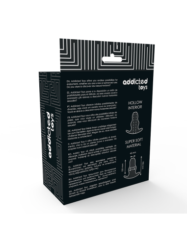 ADDICTED TOYS - DILATADOR ANAL GRANDE 13 CM - TRANSPARENTE