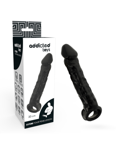 ADDICTED TOYS - EXTENSOR PARA EL PENE NEGRO