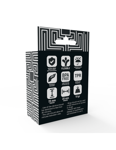 ADDICTED TOYS - SET 3 ANILLOS PENE NEGRO