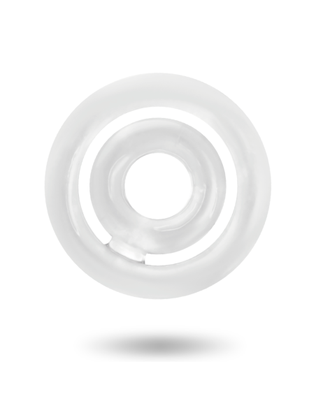 ADDICTED TOYS - POTENZ SET ANILLOS PENE CLEAR