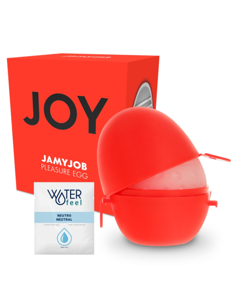 JAMYJOB - HUEVO MASTURBADOR DISCRETO VERSION ROJO JOY