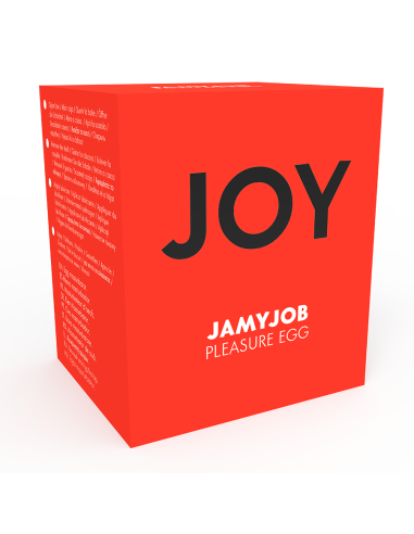 JAMYJOB - HUEVO MASTURBADOR DISCRETO VERSION ROJO JOY