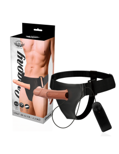 HARNESS ATTRACTION - ARNÉS HUECO GREGORY CON VIBRADOR 16.5 CM -O- 4.3 CM