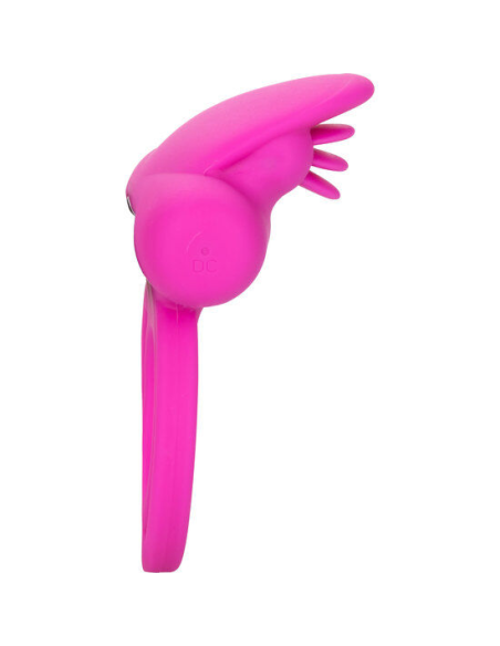 CALEXOTICS - DUAL CLIT FLICKER ENHANCER DOBLE ANILLO VIBRADOR DE SILICONA ROSA